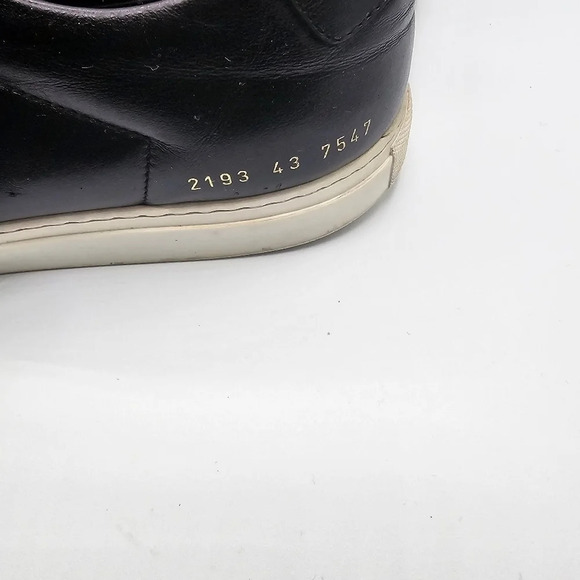 Common Projects Bball Leather Sneakers  Black Size 43 - Picture 9 of 12